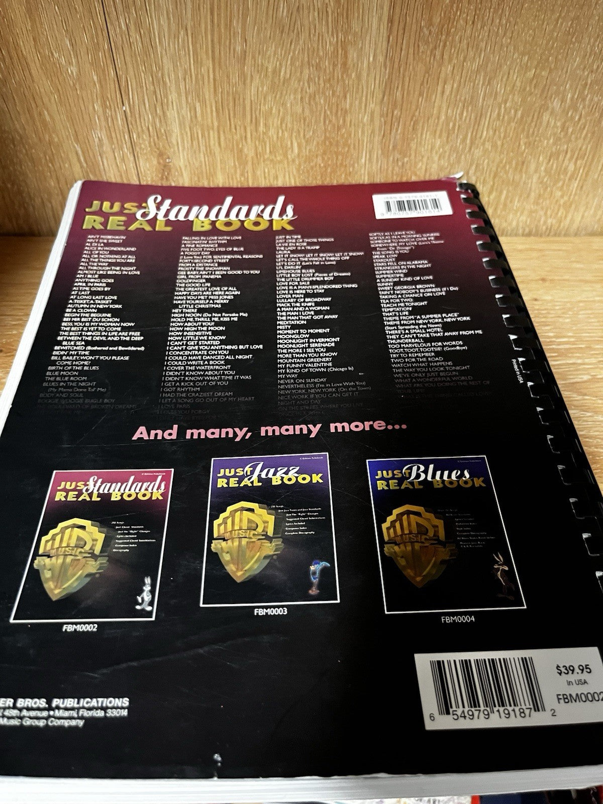 Just Standards Real Book: C Edition Fakebook (USED )