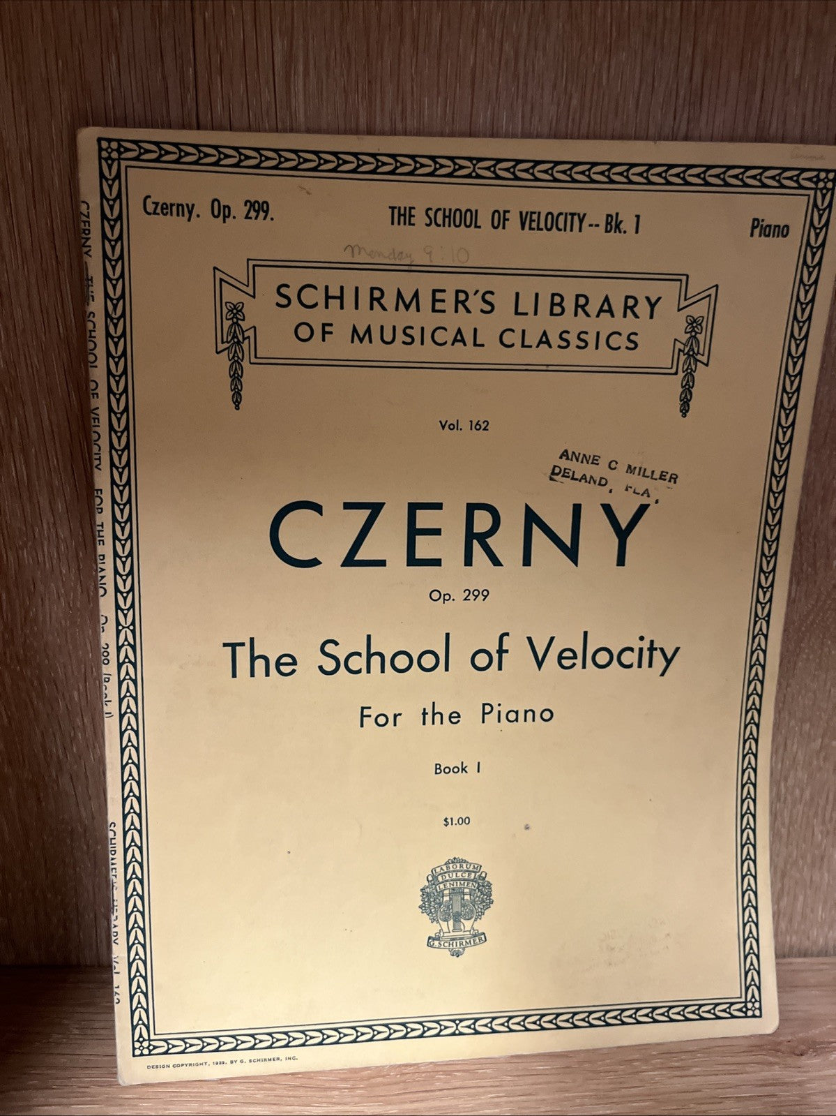 Schirmer's Library of Musical Classics Lot of 4 ( Vol 45 . 139. 162. & Vol 766 )