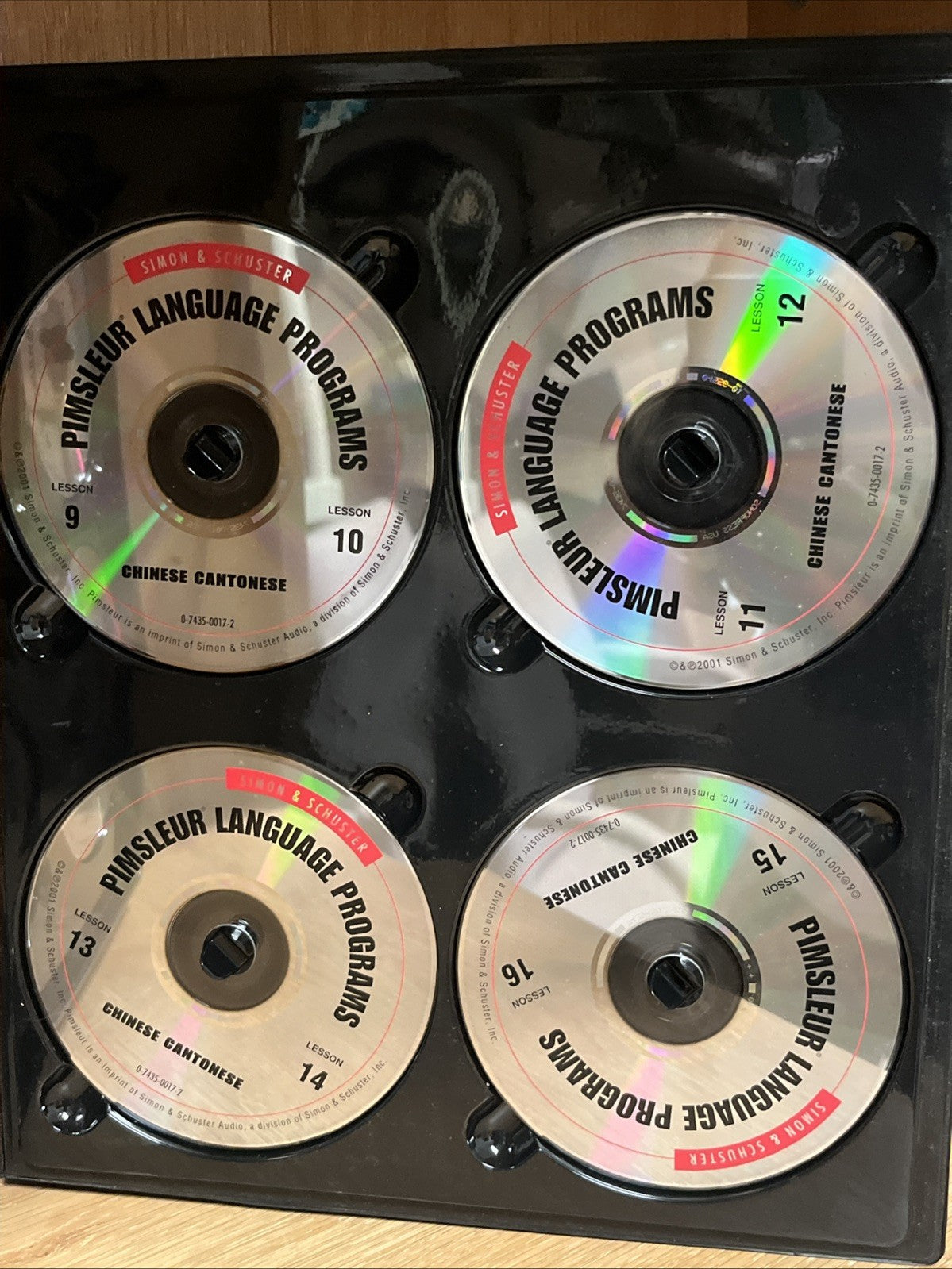 Pimsleur Chinese Cantonese Language  Program 15 Audio CDS & BOOK Missing Vol 3,4