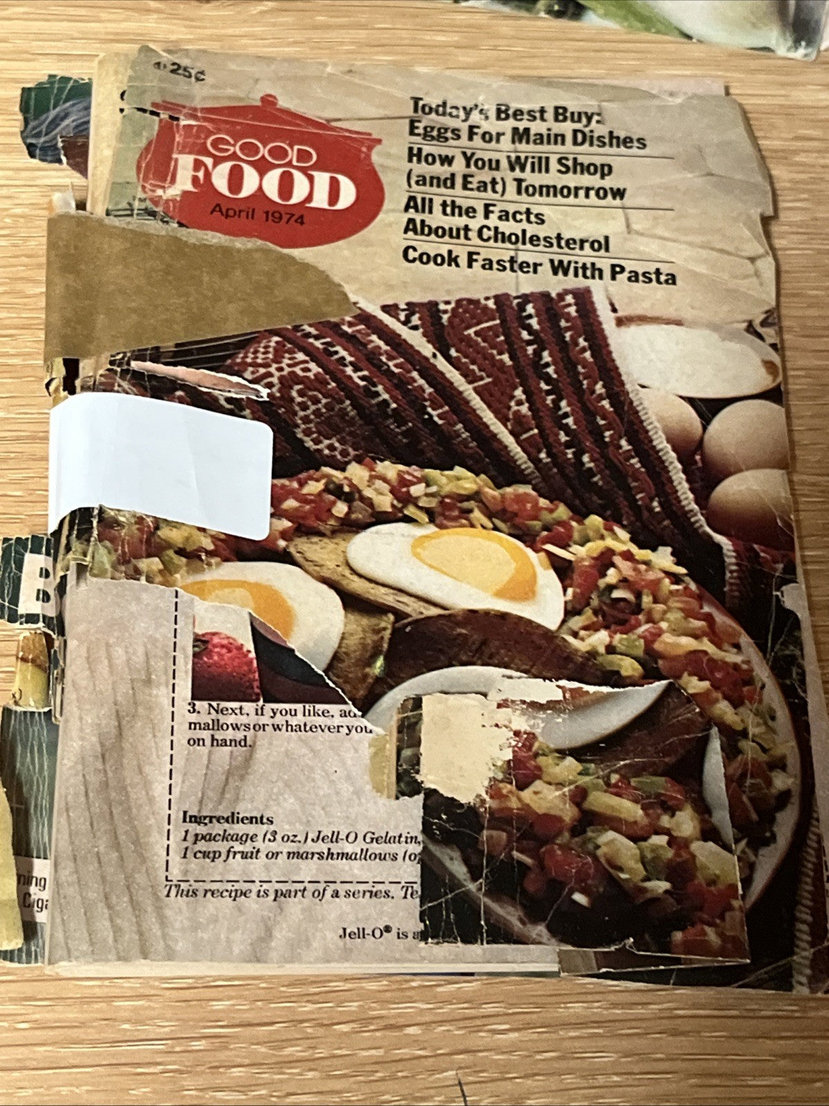 GOOD FOOD Vintage Magazine Recipes Turkey, Miracle Meal,weightlos 1973/1974/1986