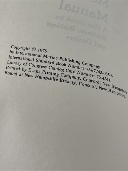 Vintage Marine Metals Manual: A Handbook For Boatmen, Builders & Dealers 1st Ed