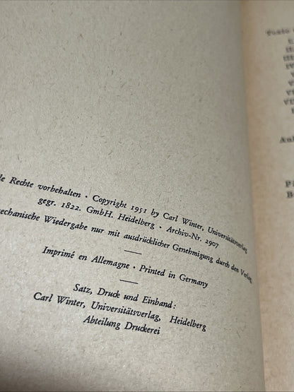 INDOGERMANISCHE BIBLIOTHEK HERAUSGEGEBEN HANS KRAHE Erstwhile Reibe LEHR 1951