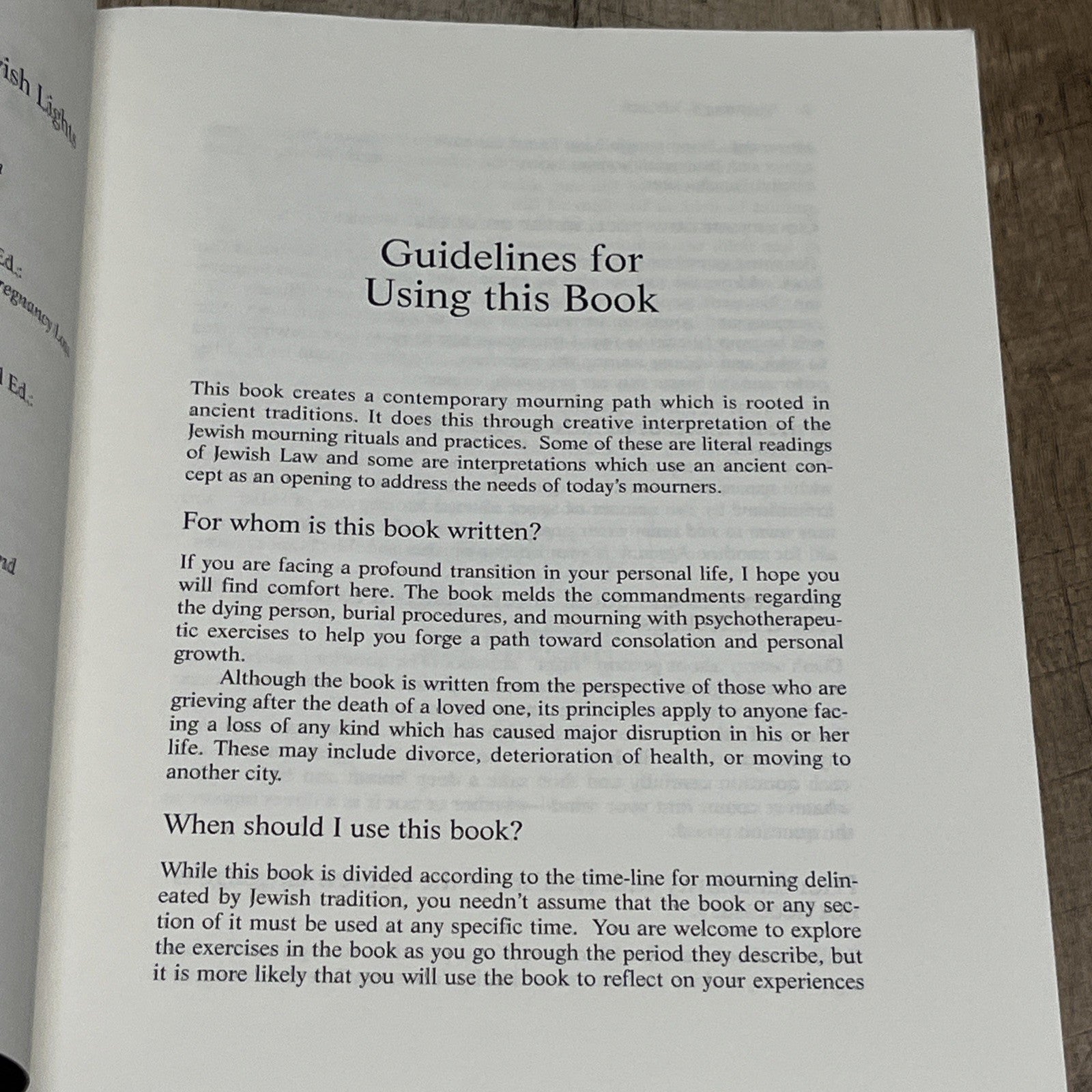 Mourning & Mitzvah 2nd Ed A Guided Journal for Walking the Mourners Path Through