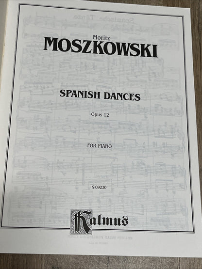 Moszkowski - Spanish Dances Op. 12, For Piano K-09230 Kalmus ed.