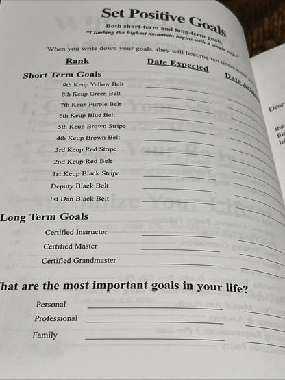 Martial Arts World Grandmaster Y.k. Kim White Belt - Winning Is A Choice