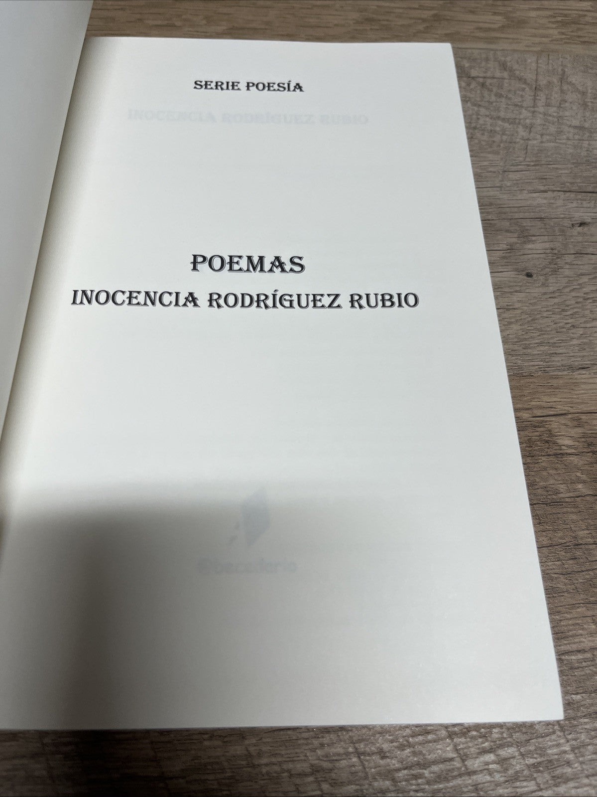 Poemas Inocencia Rodríguez Rubio Serie Portia