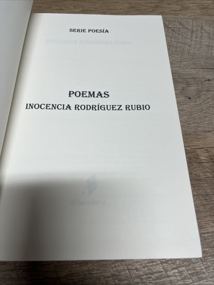 Poemas Inocencia Rodríguez Rubio Serie Portia