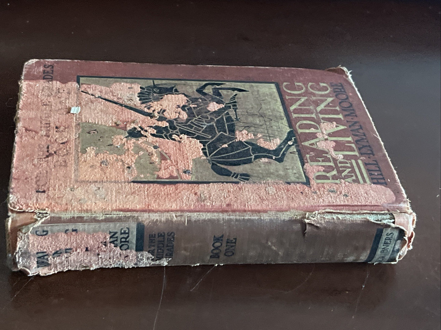 Reading and Living for Middle Grades Book One hill lyman Moore 1930 Sell As it I