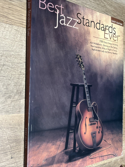 Hal Leonard Best Jazz Standards Ever Solo Guitar Book  Classic Songs