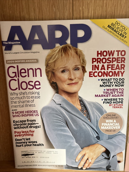Lot of 6 AARP The Magazine December 2004/2008/2009