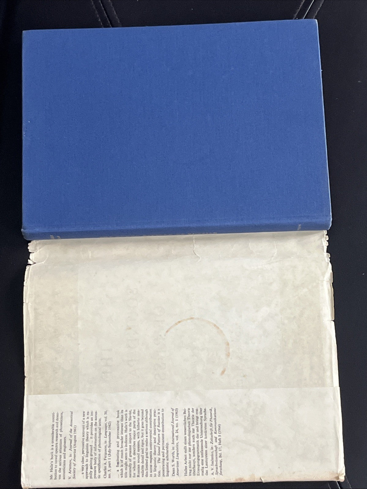 Sound Pattern of Russian : A Linguistic and Acoustical Investigation, Hardcov...