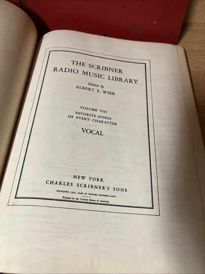 The Scribner Radio Music Library Volume 6 - 9 Piano, Opera, & Sacred Music 1946