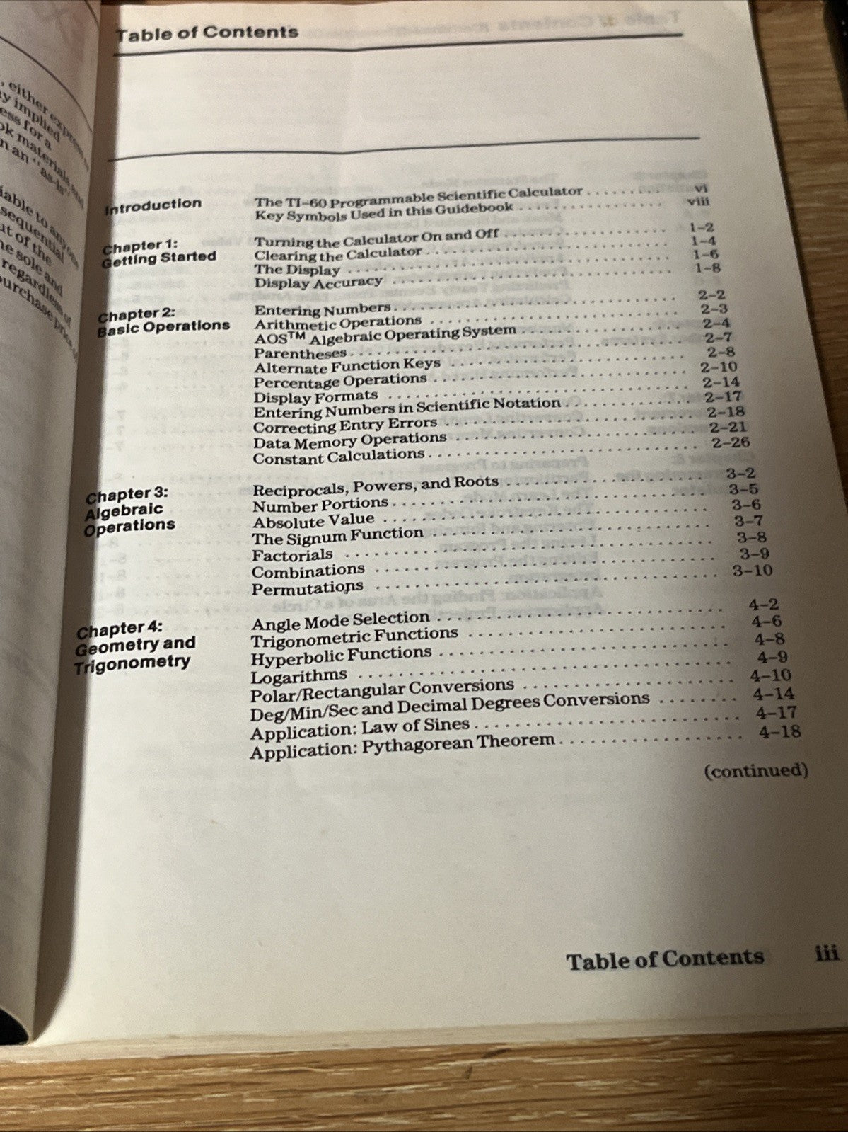 Texas Instruments Scientific TI-55 111/ TI-60/ TI-34 Comp Math Guide Book Manual