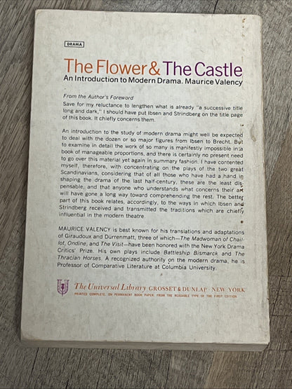 THE FLOWER AND THE CASTLE By Maurice Valency