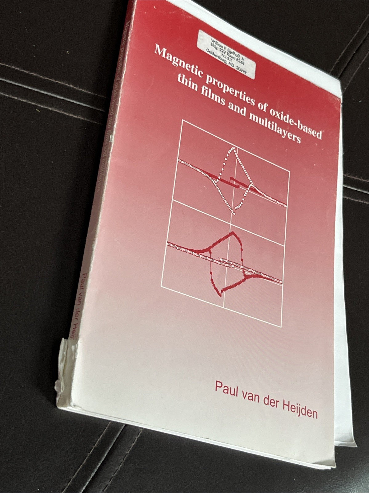 Magnetic properties of oxide-based thin films and multilayers Paul van der..
