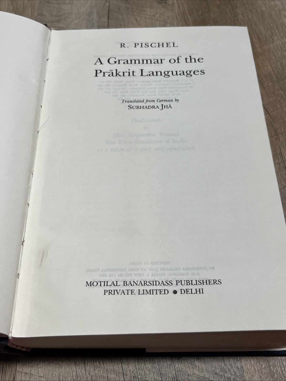 Grammar of the Prakrit Languages