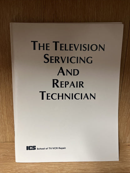 Lot of 13 School of TV and VCR Repair Parts ICS Manuals 1980s
