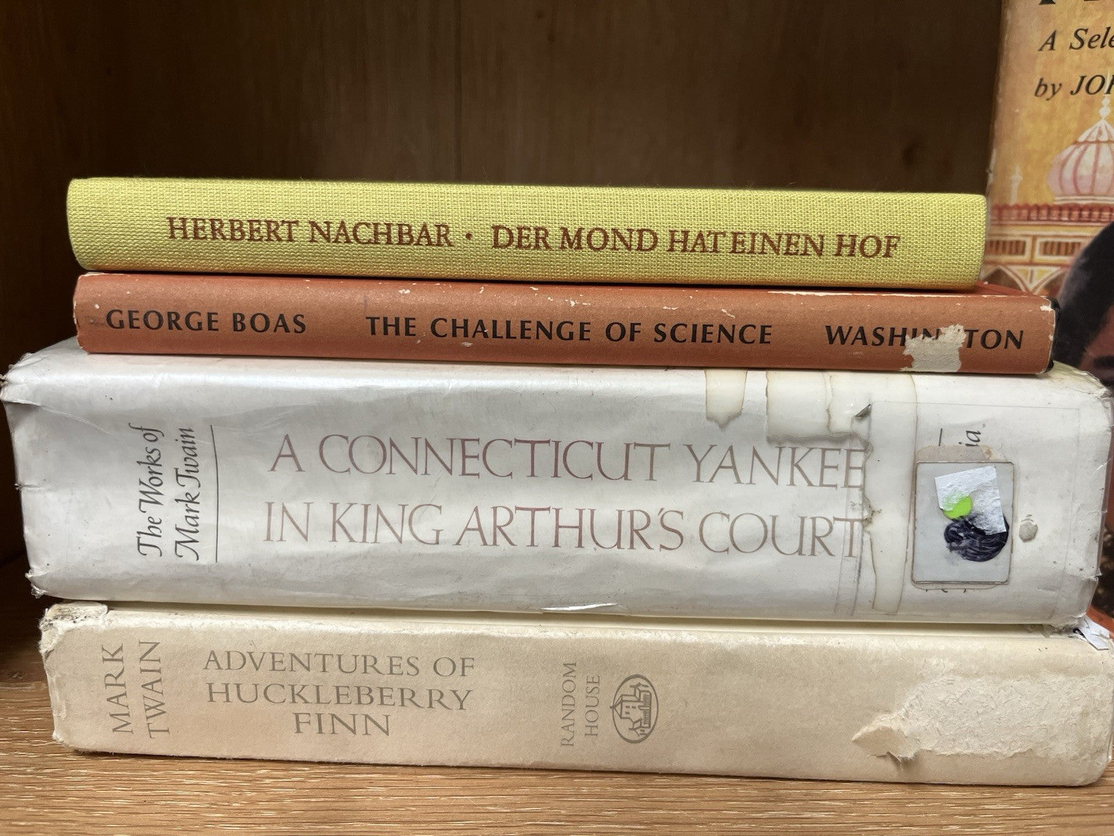 Vintage Book Lot Of 5 Mark Twain, John Beecroft, George Boas