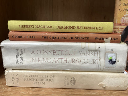 Vintage Book Lot Of 5 Mark Twain, John Beecroft, George Boas