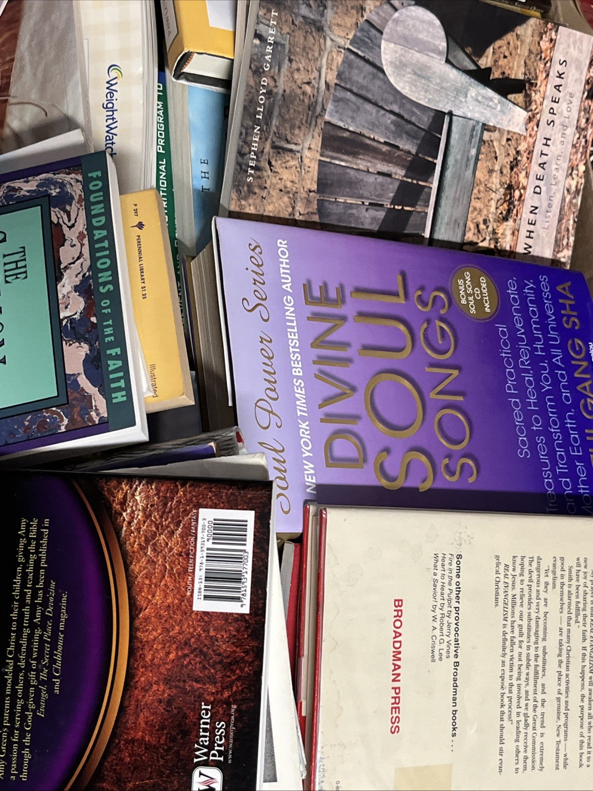 Lot of 10 Pounds LB Christian Prayer Bible Jesus Theology Story Book RANDOM*MIX