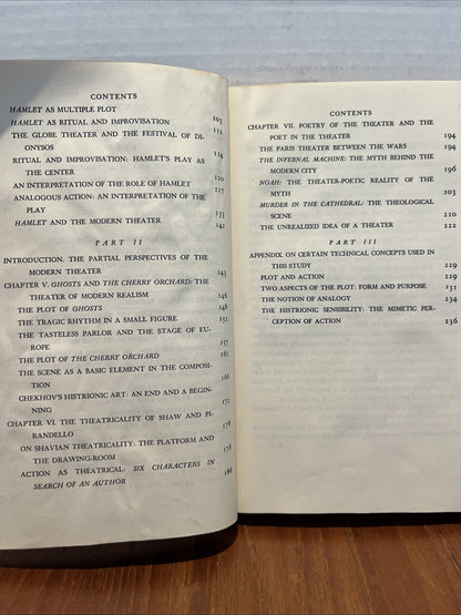 The Idea of a Theater by Francis FERGUSSON First Printing 1968 Ex Lib