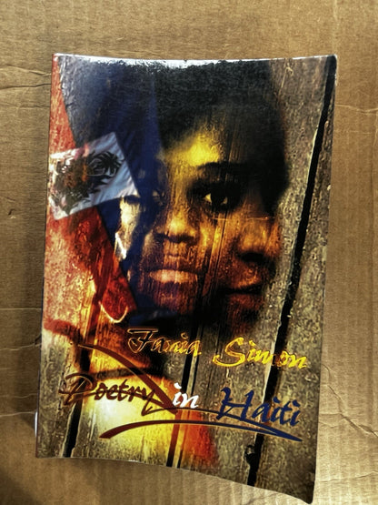 Poetry in Haiti 1st Edition Fania Simon SIGNED COPY 2003