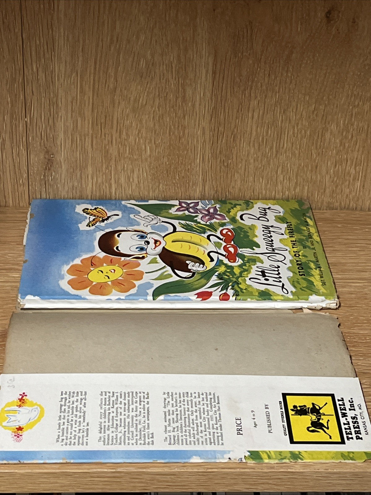 Little Squeegy Bug 1st Edition : A Story Of The Firefly By William L Martin 1945