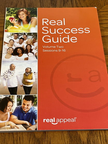 Real Appeal Real Success Guides 1 Session 1-8 & Vol 2 Session  9-16 Weight Guide