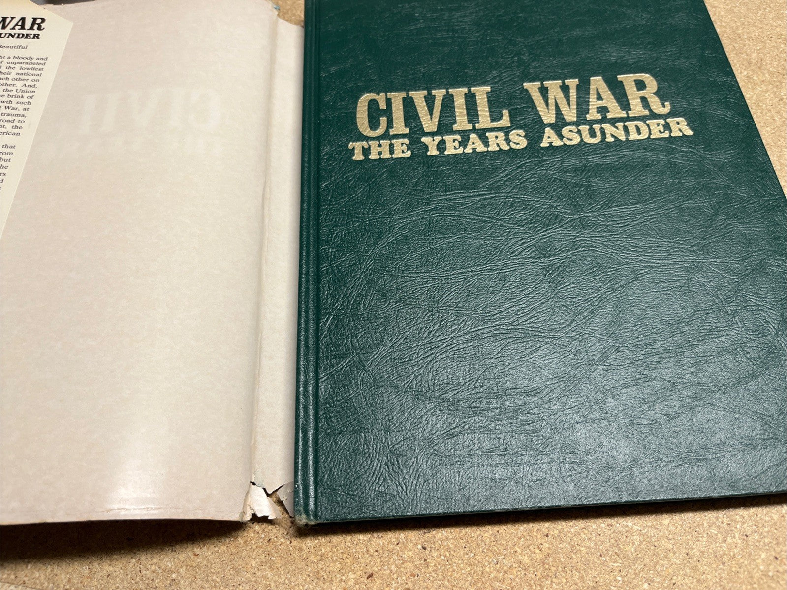Civil War the Years Asunder book 1973 by Country Beautiful editors  Photos & Art