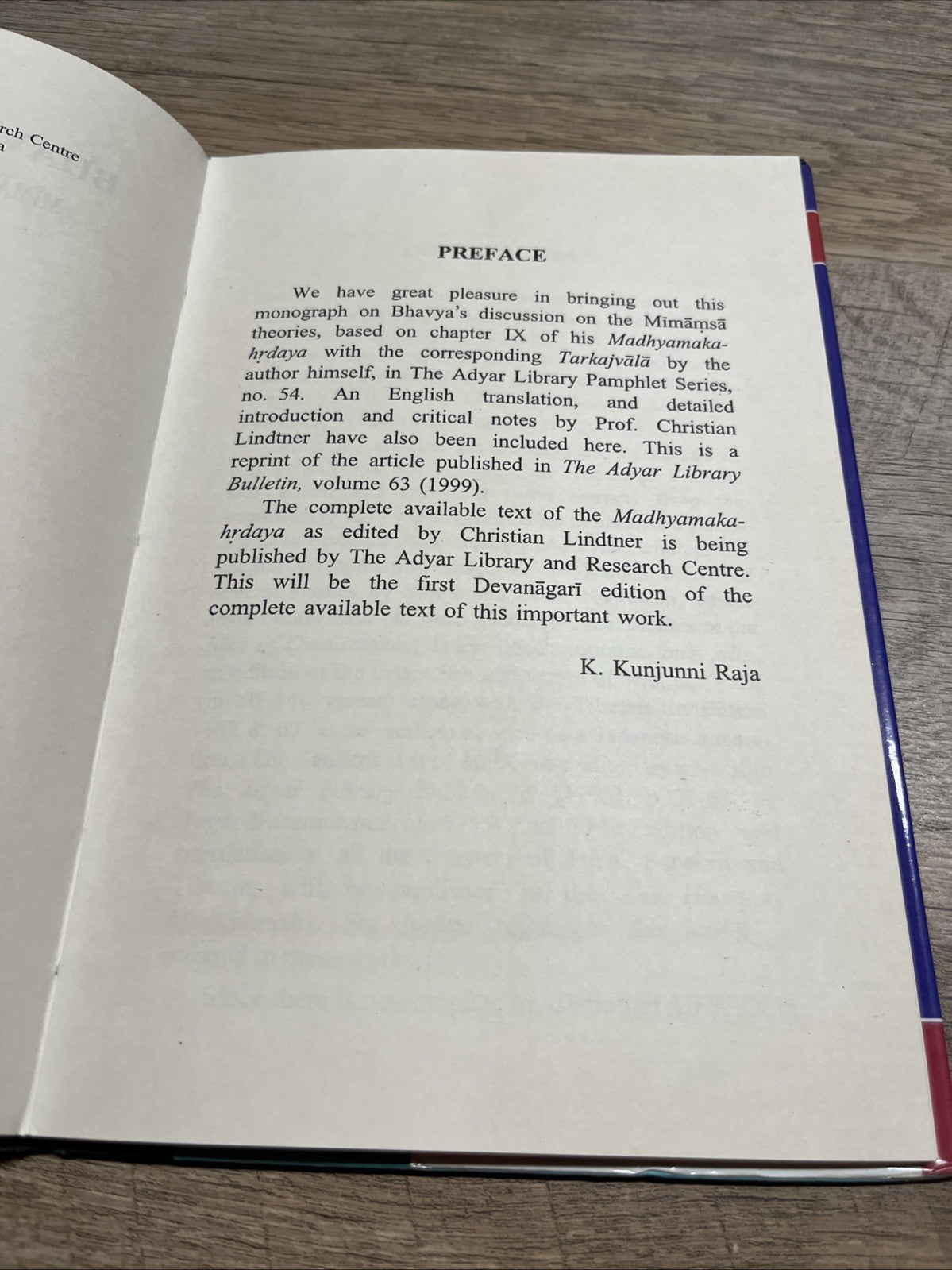 Bhavya on Mīmāṃsā Mīmāṃsātattvanirṇayāvatāraḥ by Christian Lindtner