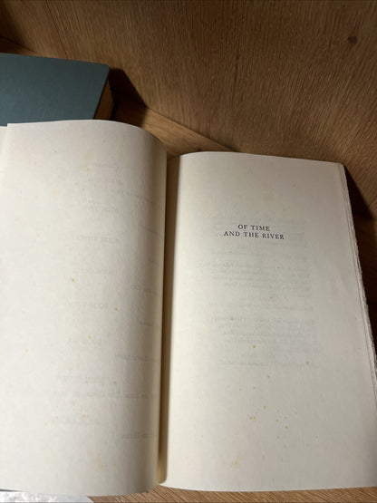 Thomas Wolfe 1st Edition Of Time And The River & Look Homeward Angel 1935 /1957