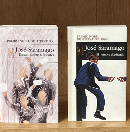 Jose Saramago ENSAYO SOBRE LA LUCIDEZ Y El Hombre Duplicado (SPANISH)