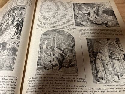 Die Heilige Schrift GERMAN CATHOLIC BIBLE ILLUSTRATED 1900s