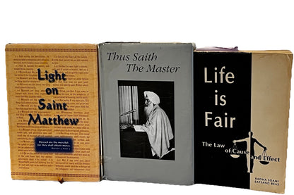 Radha Soami Satsang Beas | Maharaj Charan Singh ji & Brain Hines Book Lot  of 3