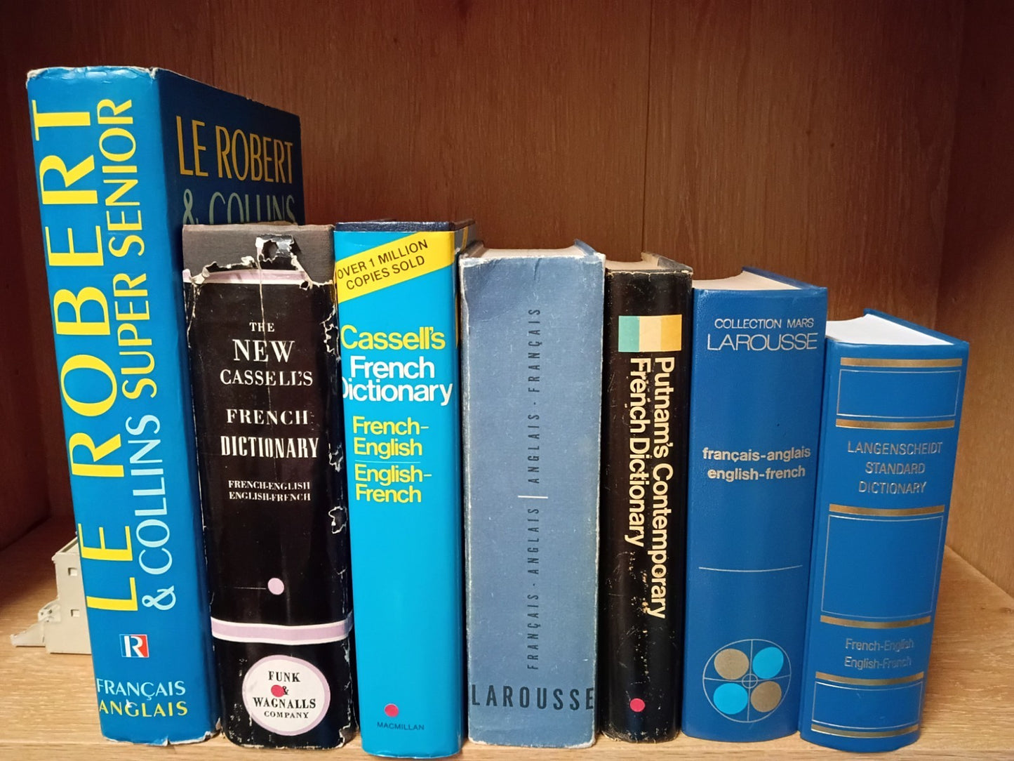 Lot Of 7 LE Robert & Super Senior, LaRousse, Kenneth Urwin Cassell's Dictionary 