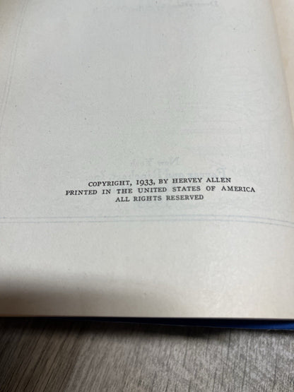 Anthony Adverse 1st Edition 1933 by Hervey Allen Farrar and Riehard inc.