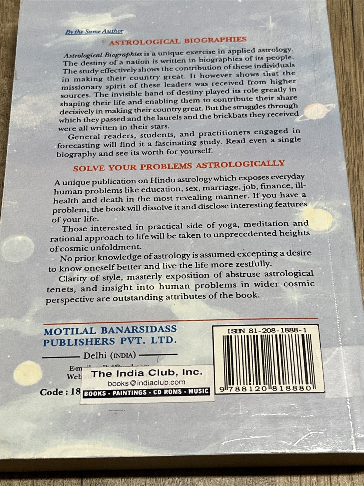 The Timings of Events 1st Edition Bepin Behari 2002