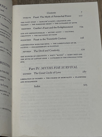 The Cry for Myth by Rollo May 1st/1st Existential Psychology Free Shipping