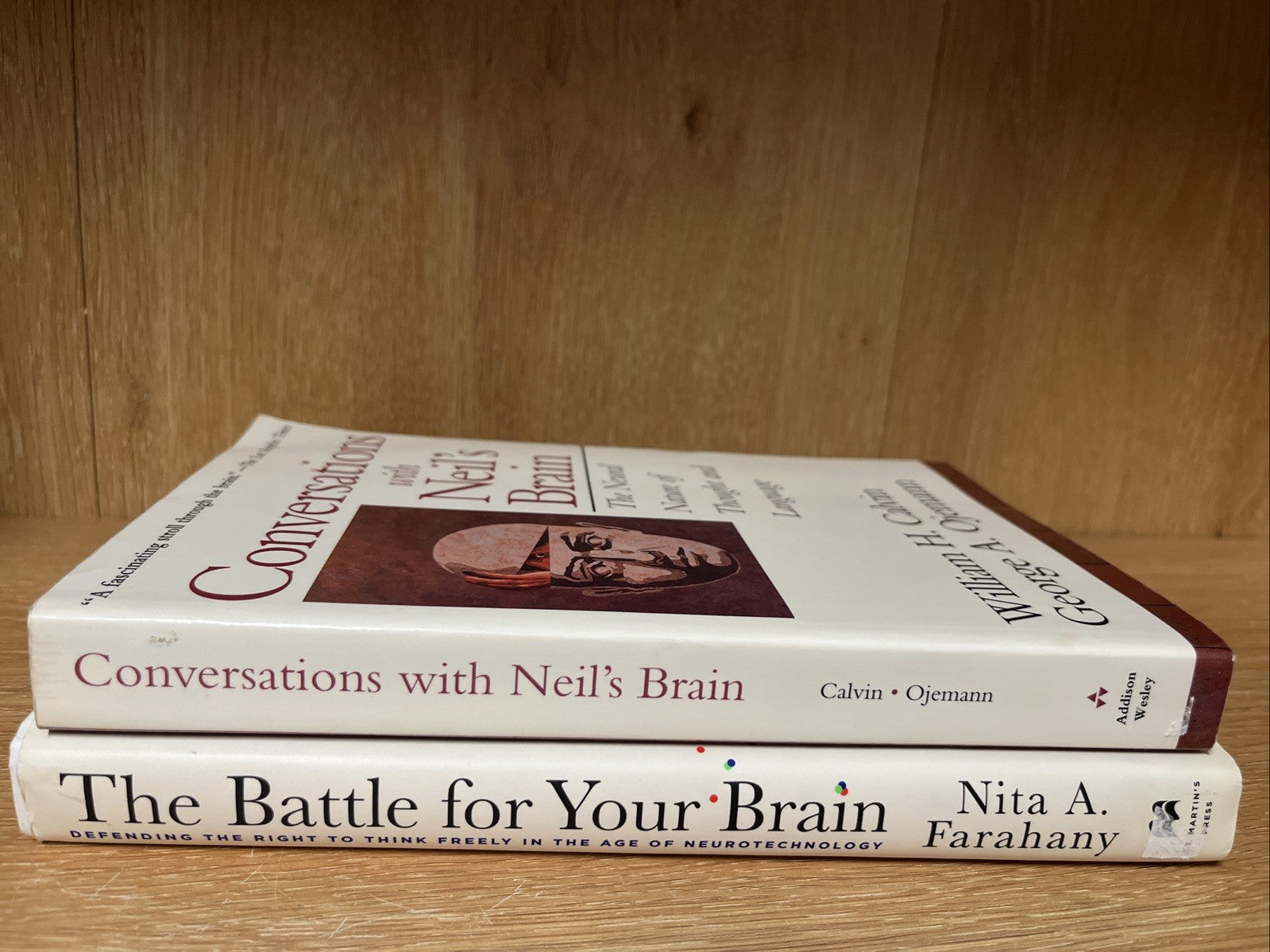 Brain Book Lot 2 The Battle For Your Brain & Conversations With The Neil’s Brain