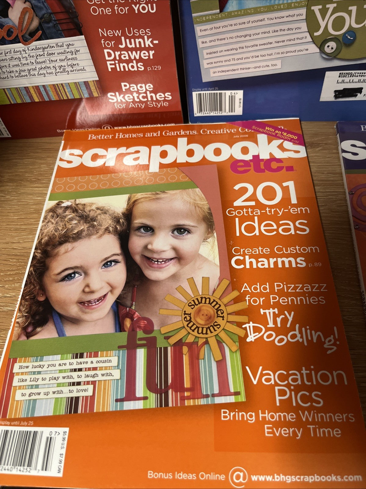 Children Magazine Scrapbooks etc Magazine 6 Lot  2006 Better Homes & Gardens Cre