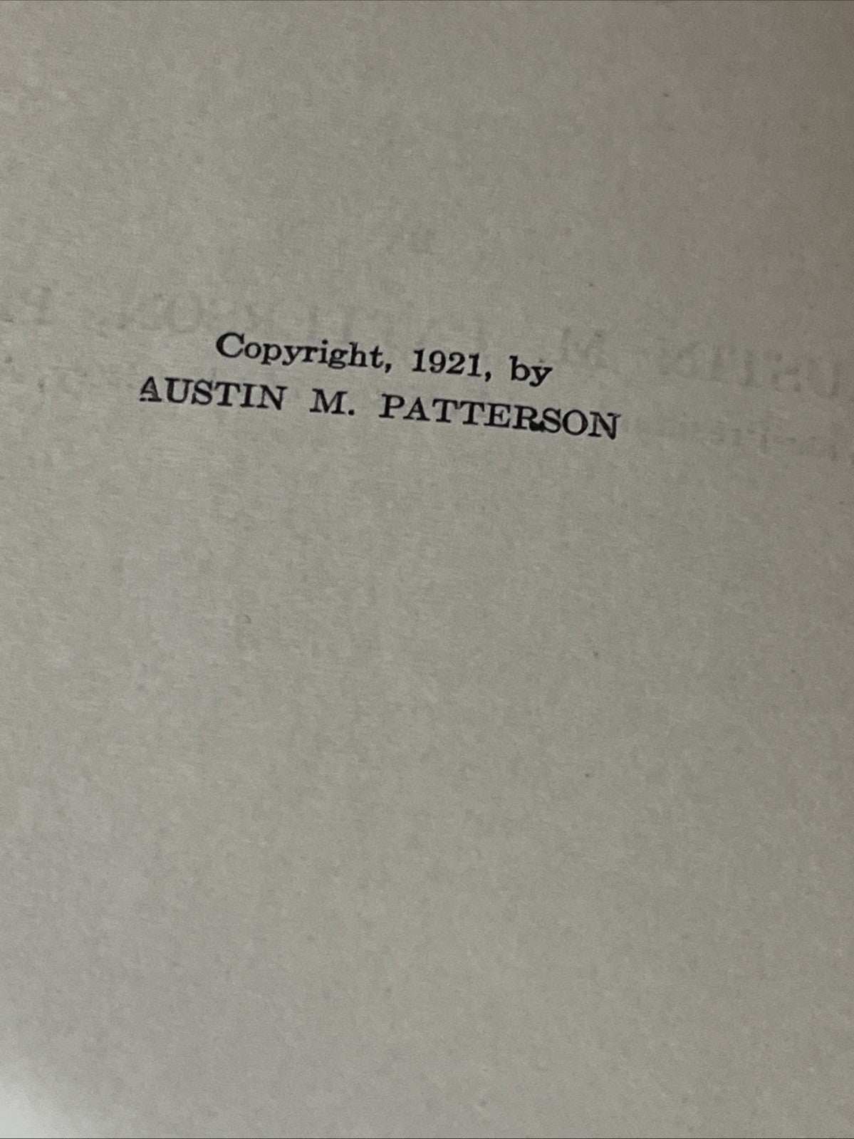 French English Dictionary For Chemists 1st Ed Austin Patterson, 1921, Vintage