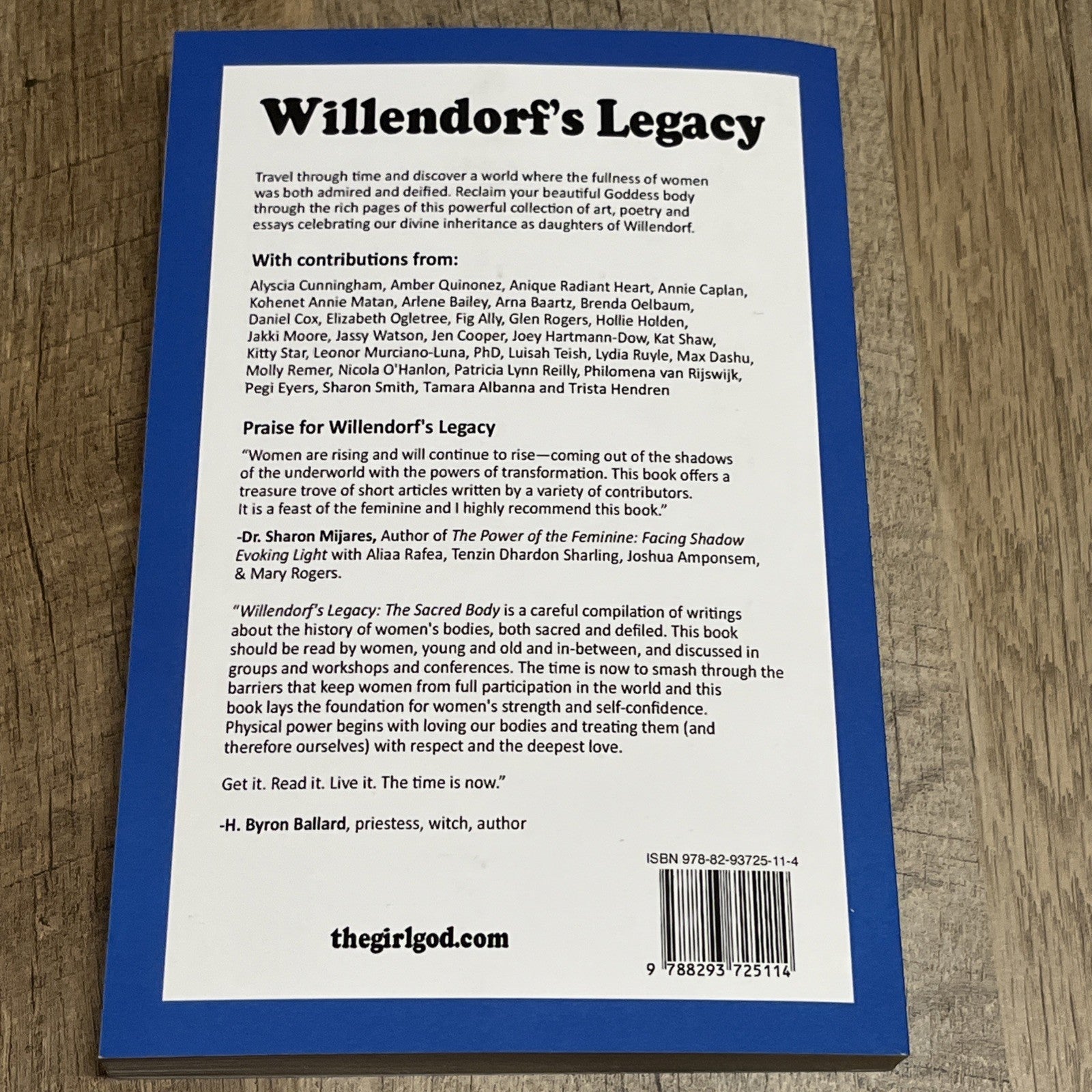 Willendorf's Legacy: The Sacred Body, A Girl God Anthology By Trista Hendren