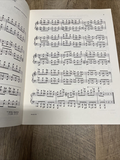 Alberto Ginastera 12 American Preludes (Doce Preludios Americanos For Piano 1946