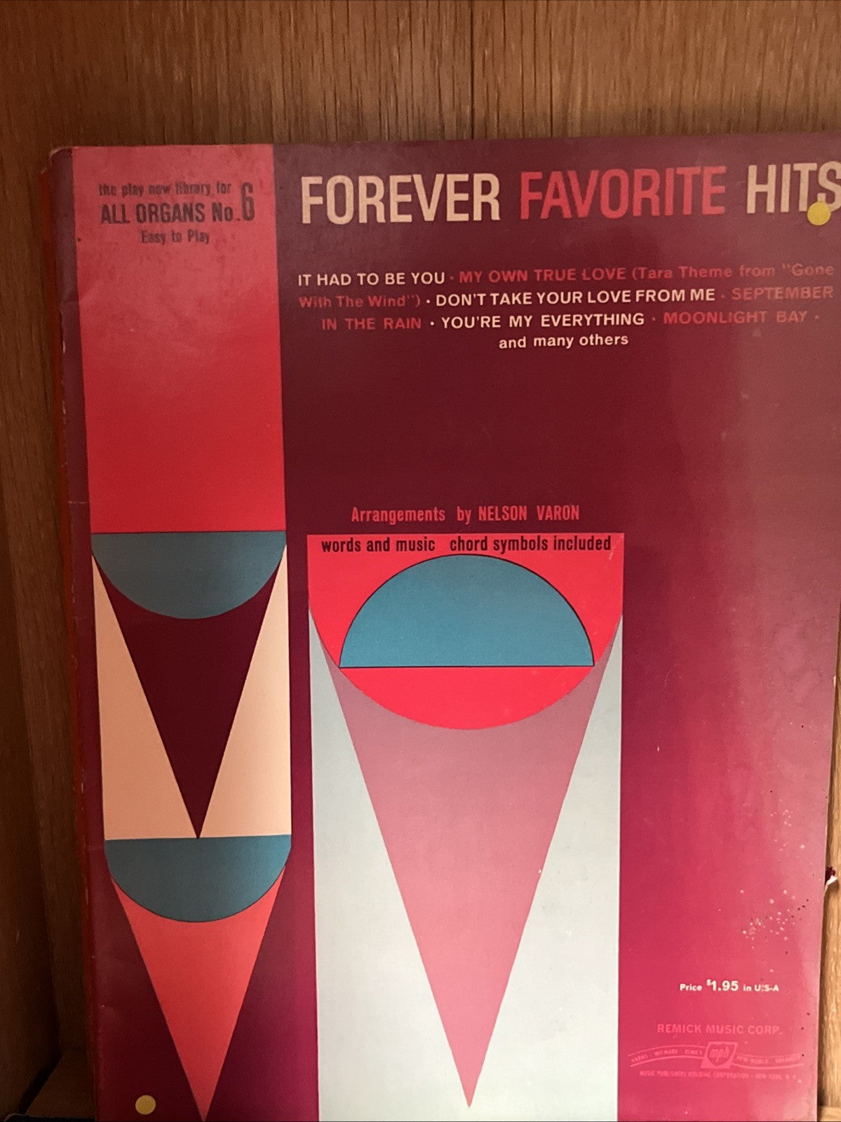 All Organ: Nelson Varon's Vintage Organ Music Sheet Vol  No. 1, 2 3, 5, 6, 7, 10