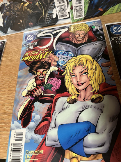 Lot of 11 Sovereign Seven #1 to #8 & #23#28 #29 DC Comic Books Chris Claremont