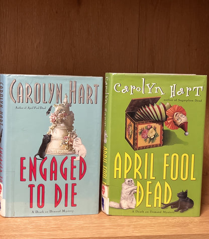 carolyn hart books Lot 2 Engaged To Die & April Fool Dead