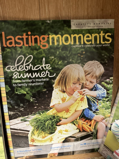 7Pc Creative Memories Lasting Moments Magazine 2006/2007/2008/Ap/Jun/Aug/Oct/Dec
