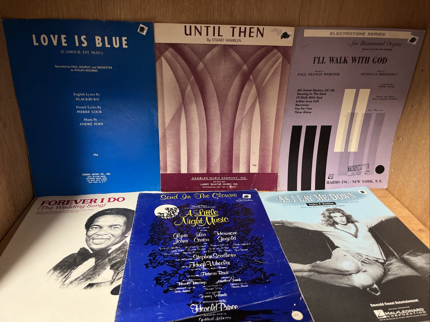 Lot of 23 vintage music sheets / 1930s 1940s 50s,60s 70s 80s 90s ￼