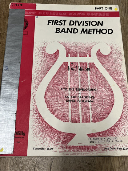 First Division Band Method & Master Method for Band Book One  C-Flute