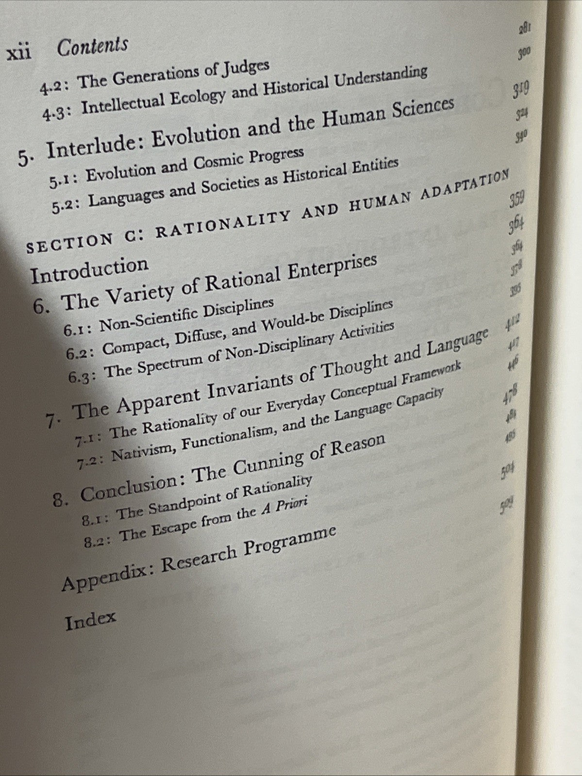 Stephen Toulmin / Human Understanding Vol I The Collective Use and Evolution 1st